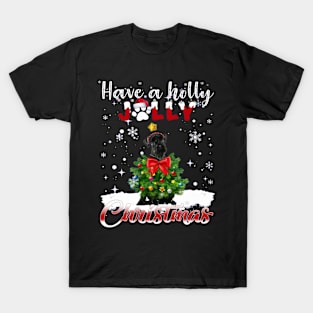 Rottweiler Have A Holly Jolly Christmas T-Shirt